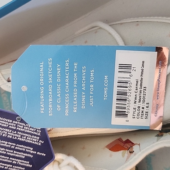 DISNEY Fairy Godmother NIB size 6.5 shoes - Picture 6 of 16